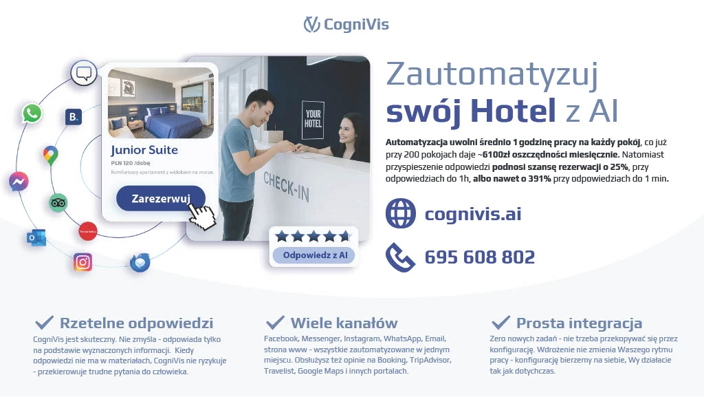 Cover of the CogniVis brochure for Hotels PDF