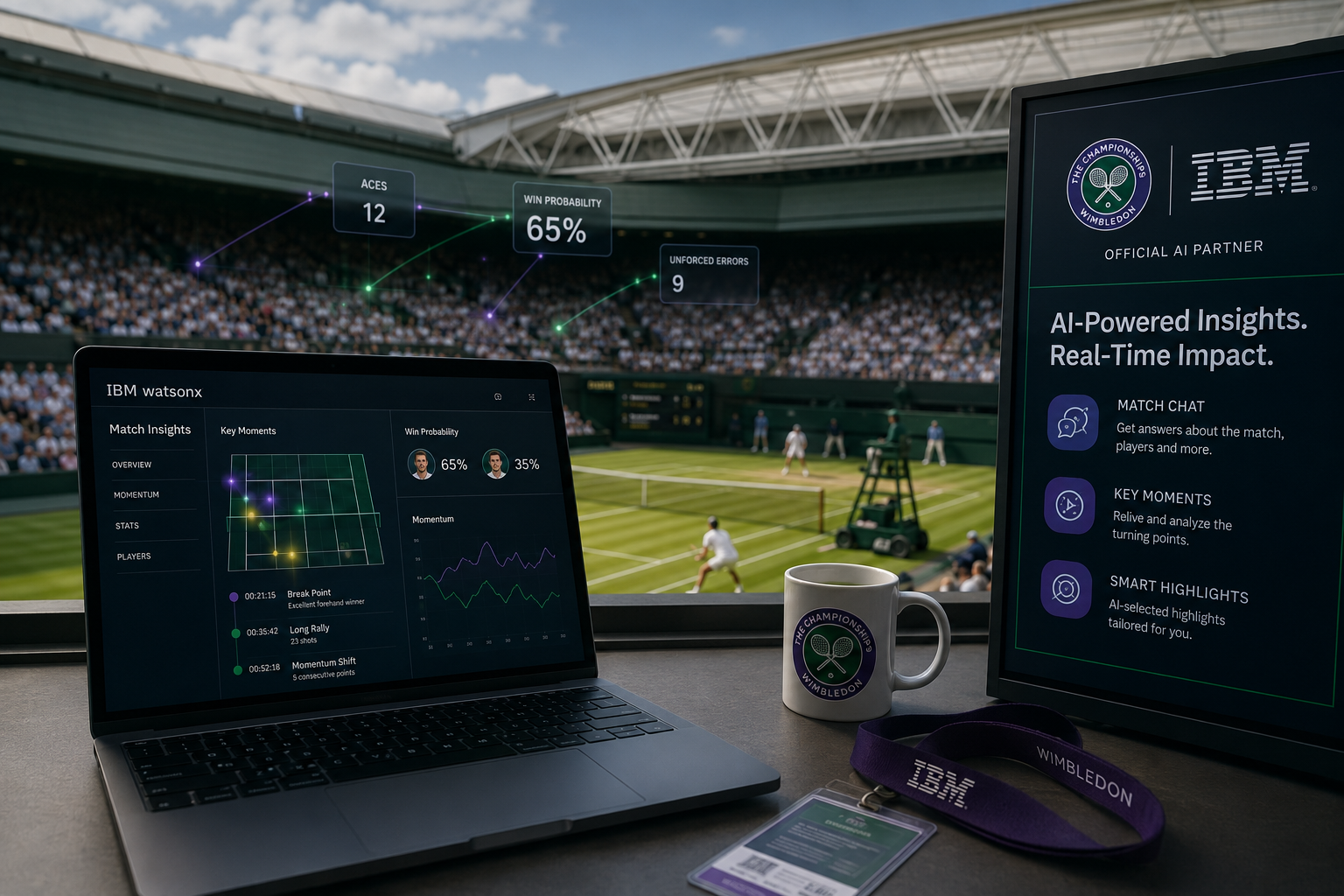 Wimbledon i IBM: praktyczna lekcja wdrażania AI w dużej organizacji