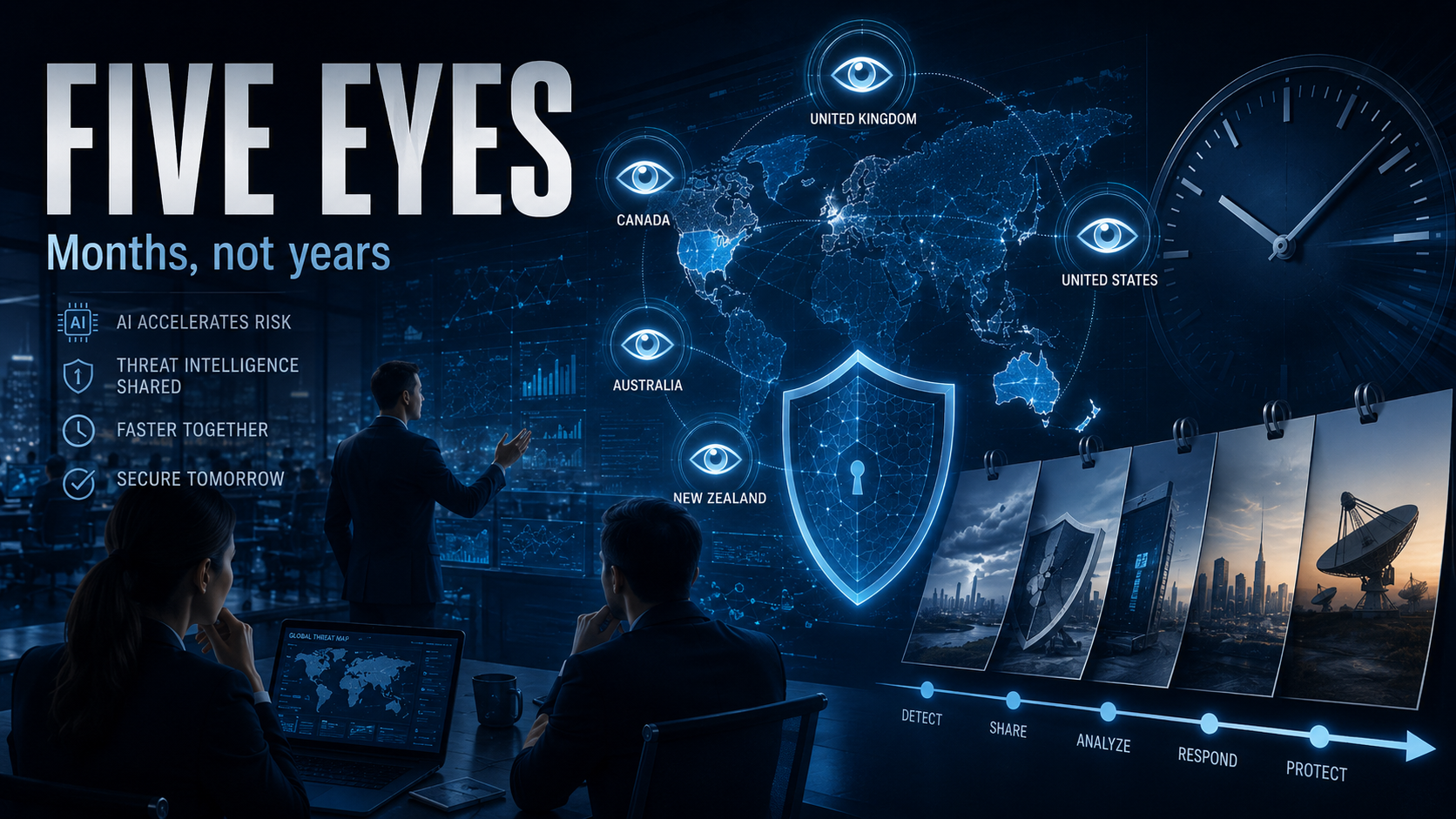 Months, not years. Five Eyes warns companies about the new pace of risk
